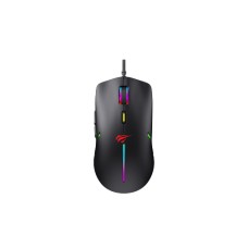 HAVIT MS1031 WIRED BLACK RGB BACKLIT PROGRAMMABLE GAMING MOUSE